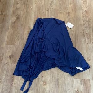 Bella Wrap Skirt Lularoe Size Small Blue